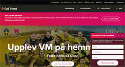 Desktop Screenshot of gotevent.se
